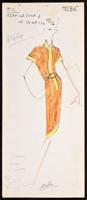 Karl Lagerfeld Fashion Drawing - Sold for $1,690 on 04-18-2019 (Lot 121).jpg